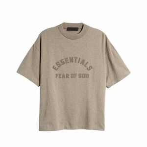 Fear of God Essentials Beige Short Sleeve Tee